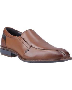 Pod Spear Leer Heren Cognac Slip-On Schoenen