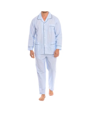 Men's Long Sleeve Shirt Pajamas KL30193