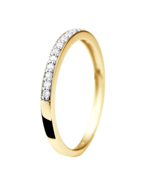 Alliance Diamonds 0.150 Cts Yellow Gold Jewelry