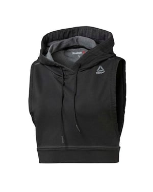 Reebok Dames Combat Glory Hoodie Trainingsvest Zwart BR0325
