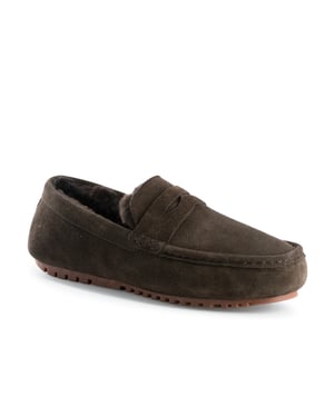 Aus Wooli Australia Mens Terrigal Cosy Moccasins