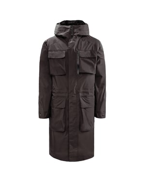 Jack Wolfskin Tech Lab Hudson Uards Heren Bruin Parka Jas