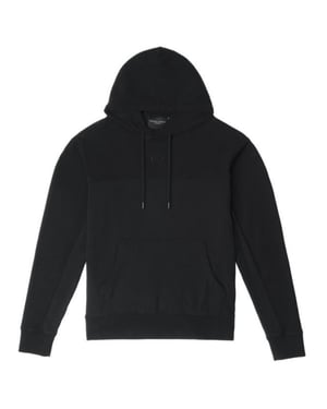 Criminal Damage Reverse Loopback Mens Black Hoodie