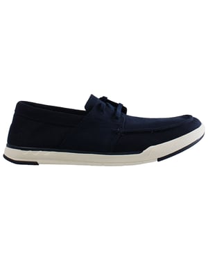 Clarks Step Isle Base Mens Navy Shoes
