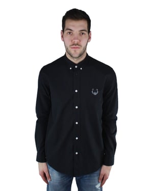 Kenzo F855CH4001LB 99 Black Casual Shirt