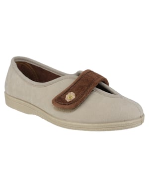 Andrea Touch Fastening Slipper