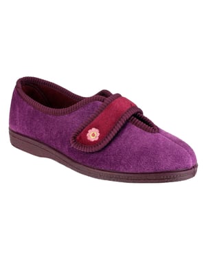 Andrea Touch Fastening Slipper