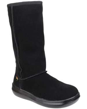 Women's Rocket Dog Sugar Daddy Suede Winter Boots in Black