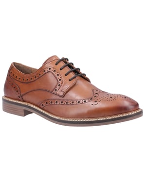 Hush Puppies Bryson Läderskor I Tan För Män