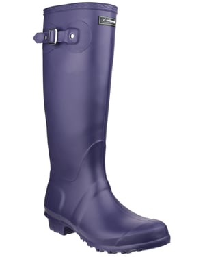 Cotswold Sandringham Pvc Paarse Regenlaarzen