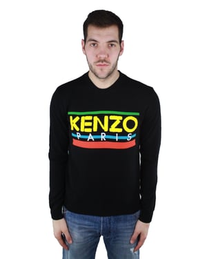 Kenzo Black Crew Neck Jumper