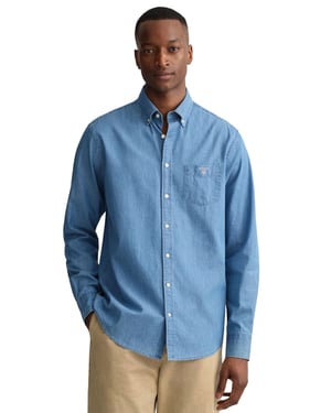 Gant Mens Regular Fit Shirt | The Indigo Shirt