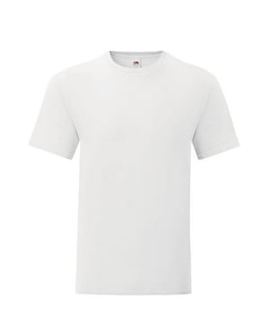 Fruit of the Loom Heren Iconic 150 V Hals T-shirt (Wit)