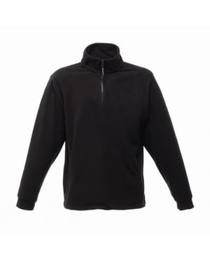 Regatta Thor Overhead Half Zip Anti-Pill Fleece Top (170 GSM) (Svart)
