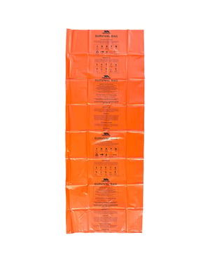 Trespass Radiator High Visibility Bivi Survival Bag (Orange)