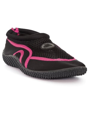 Trespass Adults Unisex Paddle Aqua Swimming Shoe (Black/Raspberry)