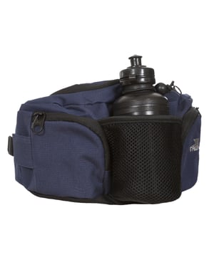 Trespass Vasp Bumbag / Waistbag / heuptasje met drinkfles (Marineblauw)