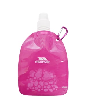 Trespass Hydromini opvouwbare waterfles (Roze)