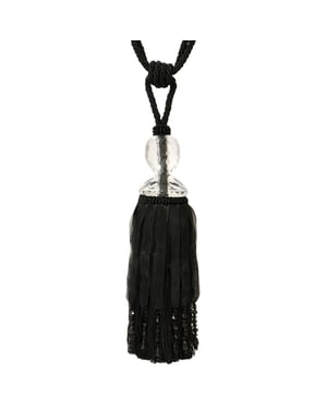 Savoy Tie Back Black