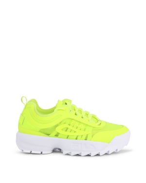 Fila Disruptor Run Dames Gele Sportschoenen