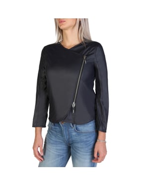Armani Jeans Women Blouson Jacket Slim Fit Full sleeve Blue