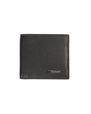 Trussardi Heren Portemonnee zwart leer