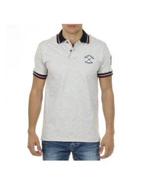 Ufford & Suffolk Polo Club Mens Polo Short Sleeves Grey PAKO