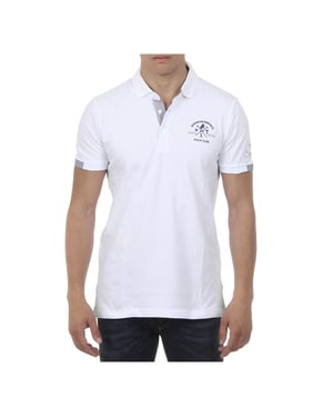 Ufford & Suffolk Polo Club Mens Polo Short Sleeves US025 WHITE
