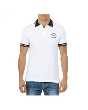 Ufford & Suffolk Polo Club Mens Polo Short Sleeves White APACHE