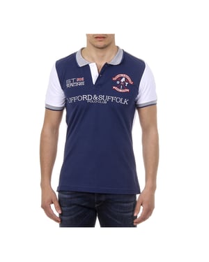 Ufford & Suffolk Polo Club Mens Polo Short Sleeves US001 INDIGO