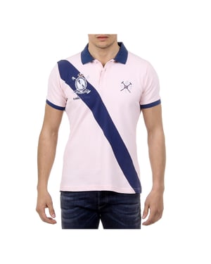 Ufford & Suffolk Polo Club Mens Polo Short Sleeves US004 PINK