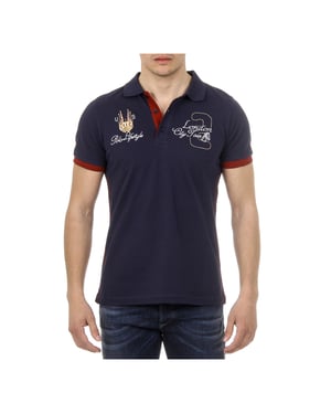 Ufford & Suffolk Polo Club Mens Polo Short Sleeves US005 NAVY BLUE