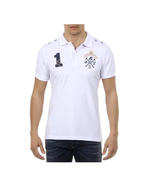 Ufford & Suffolk Polo Club Mens Polo Short Sleeves US008 WHITE
