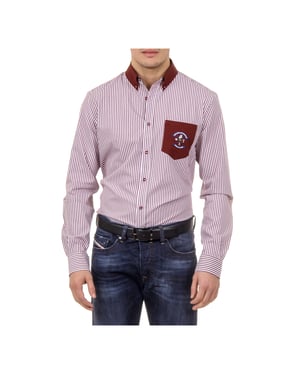Ufford & Suffolk Polo Club Mens Shirt USC01 A3 BORDEAUX