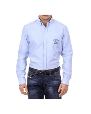 Ufford & Suffolk Polo Club Mens Shirt USC03 C2 AZZURRO CHIARO