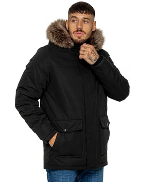 Kruze | Mens Padded Parka Jacket