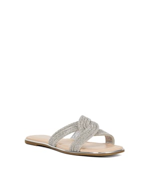 Dune Ladies Lavenham - Diamante Flat Heel Sandals