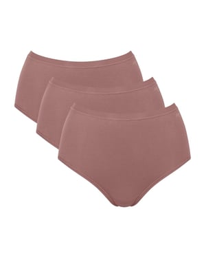GO Daily Cotton High Waist Briefs (3 Pack)