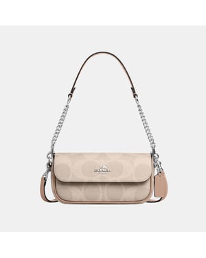 Hailey Flap Bag in Maxi Signature Canvas
