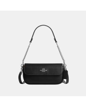 Hailey Flap Bag in Pebbled Leather