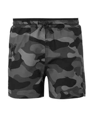 Regatta Skander III Camouflage badshorts för barn/ungdomar (Grå/Svart)