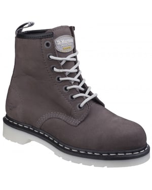Dr Martens MAPLE ST Womens Leather Safety Boots Grey Wind River