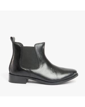 Shuperb PIPPA Womens Leather Chelsea Boots Black