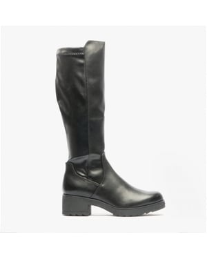 Marco Tozzi 25606-29-001 Womens Tall Zip-Up Boots Black
