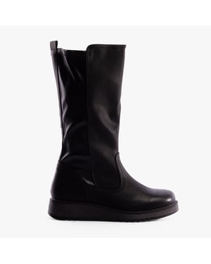 Heavenly Feet LUNA Womens Tall Boots Black