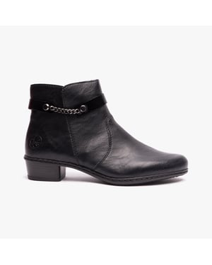 Rieker Y0783-00 Womens Ankle Boots Black