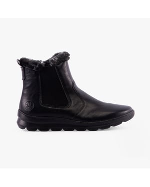 Rieker Z0061-00 Womens Boots Black