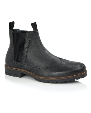 Silver Street London ALBION Mens Boots Black
