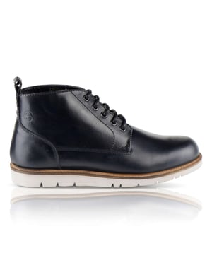 Silver Street London ALDERMAN Mens Boots Black