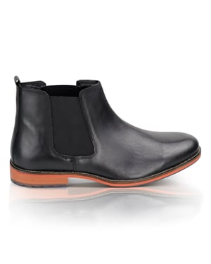 Silver Street London ARGYLL Mens Boots Black